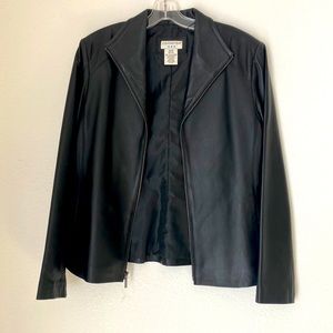 Covington 100% Genuine Leather Jacket Women’s M 10-12